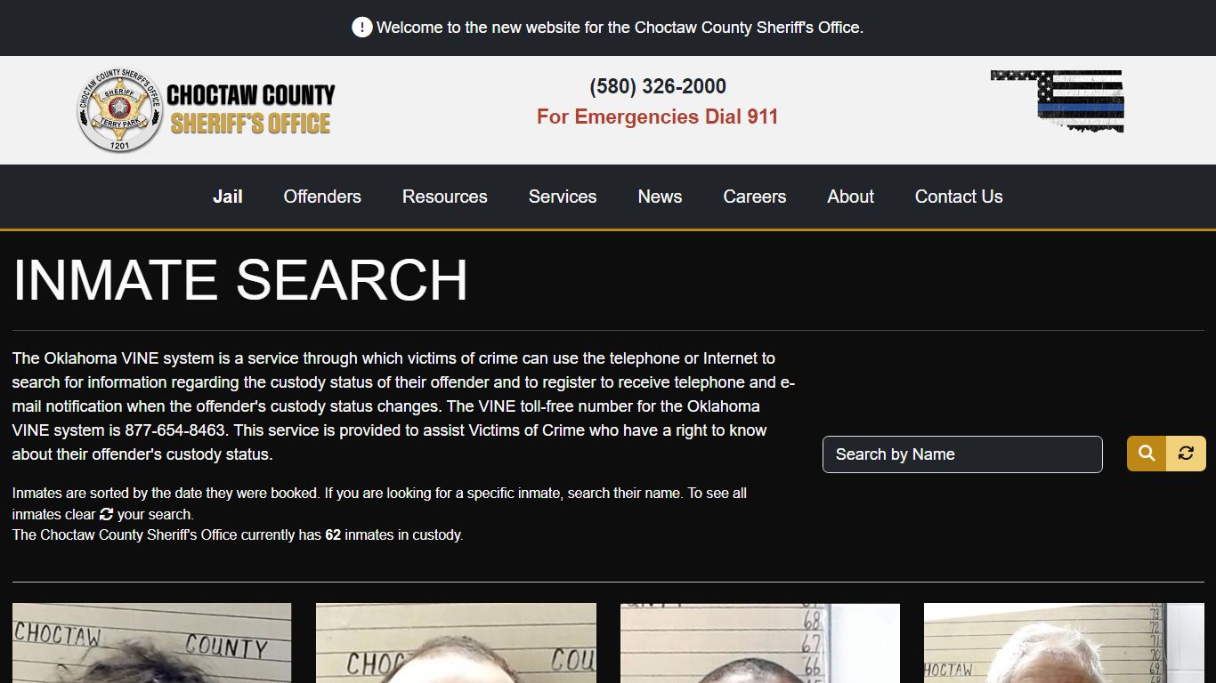 Inmate Search - Choctaw County Sheriff's Office